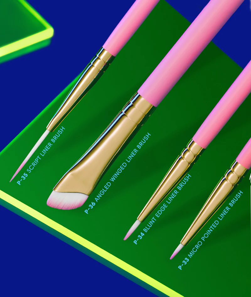 Play Pigment - 4 Piece Liner Brush Set - Image 3