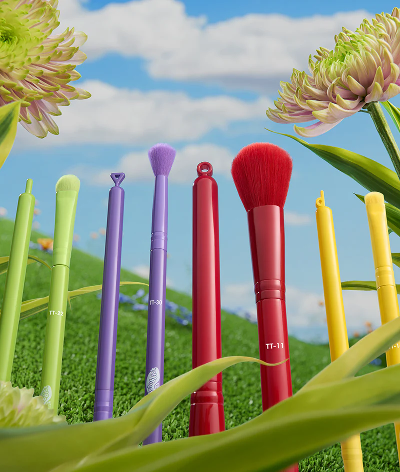 Teletubbies 4-Piece Face & Eye Brush Set - Image 3